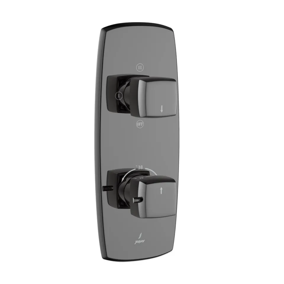 Jaquar Aquamax Thermostatic Mixer Exposed Parts Kit, 3 Way Diverter Arc series ARC-BCH-87683NK Black Chrome - image 1