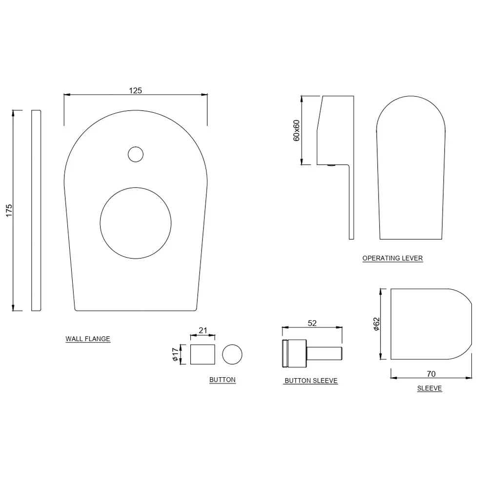 Jaquar 2 Way High Flow Diverter Exposed Parts Kit Aria series ARI-CHR-39079NK Chrome - image 2