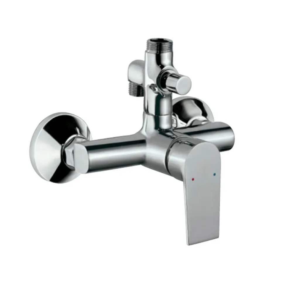 Jaquar 2 Way Exposed Wall Mixer with Hand Shower Connection and Flange Aria series ARI-CHR-39145 Chrome - image 1