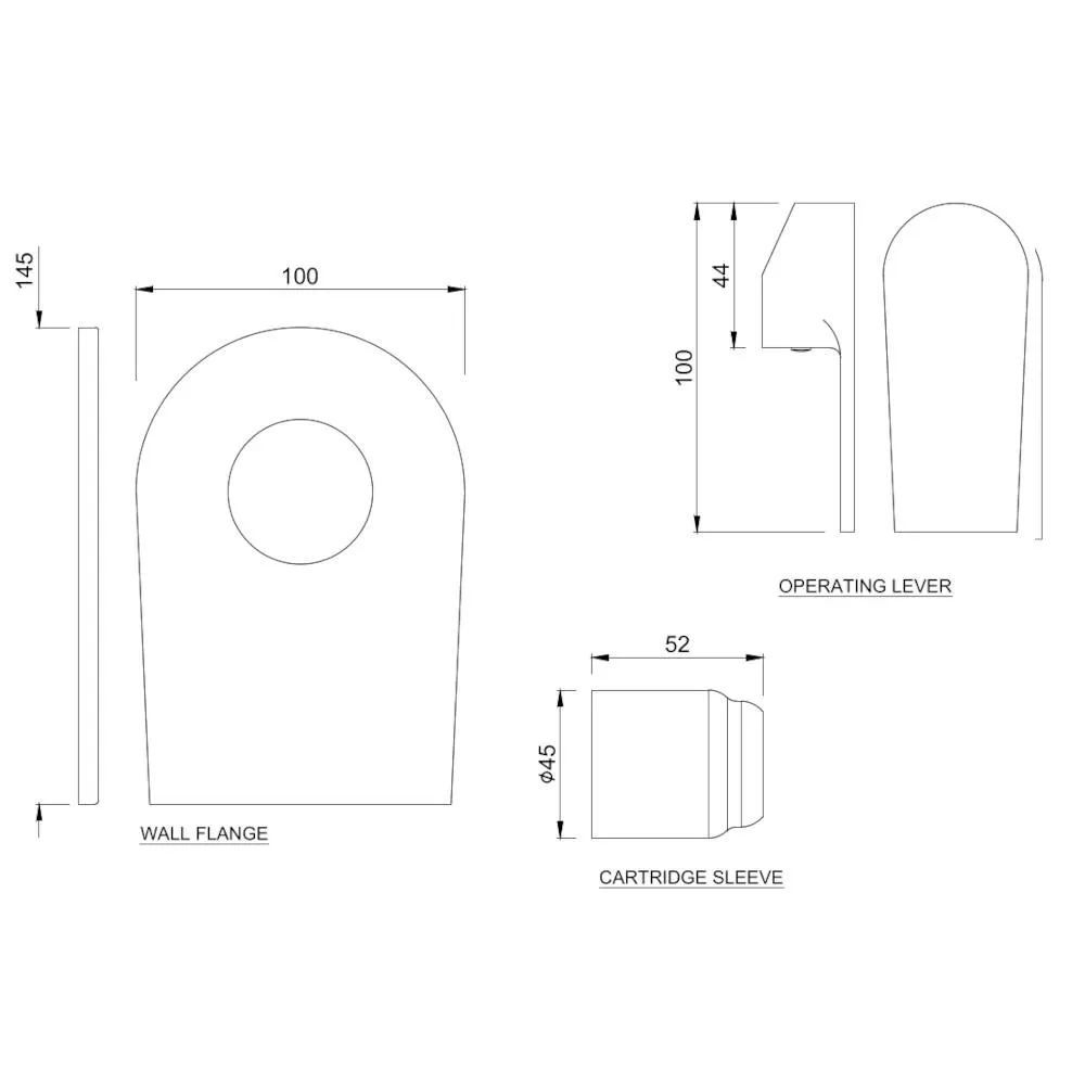 Jaquar 1 Way Diverter Exposed Parts Kit for Deusch Mixer Aria series ARI-CHR-39227K Chrome - image 2