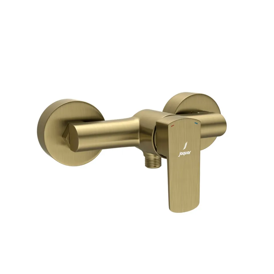 Jaquar 1 Way Exposed Wall Mixer for Hand Shower with Wall Flanges Kubix Prime series KUP-ABR-35149PM Antique Bronze - image 1