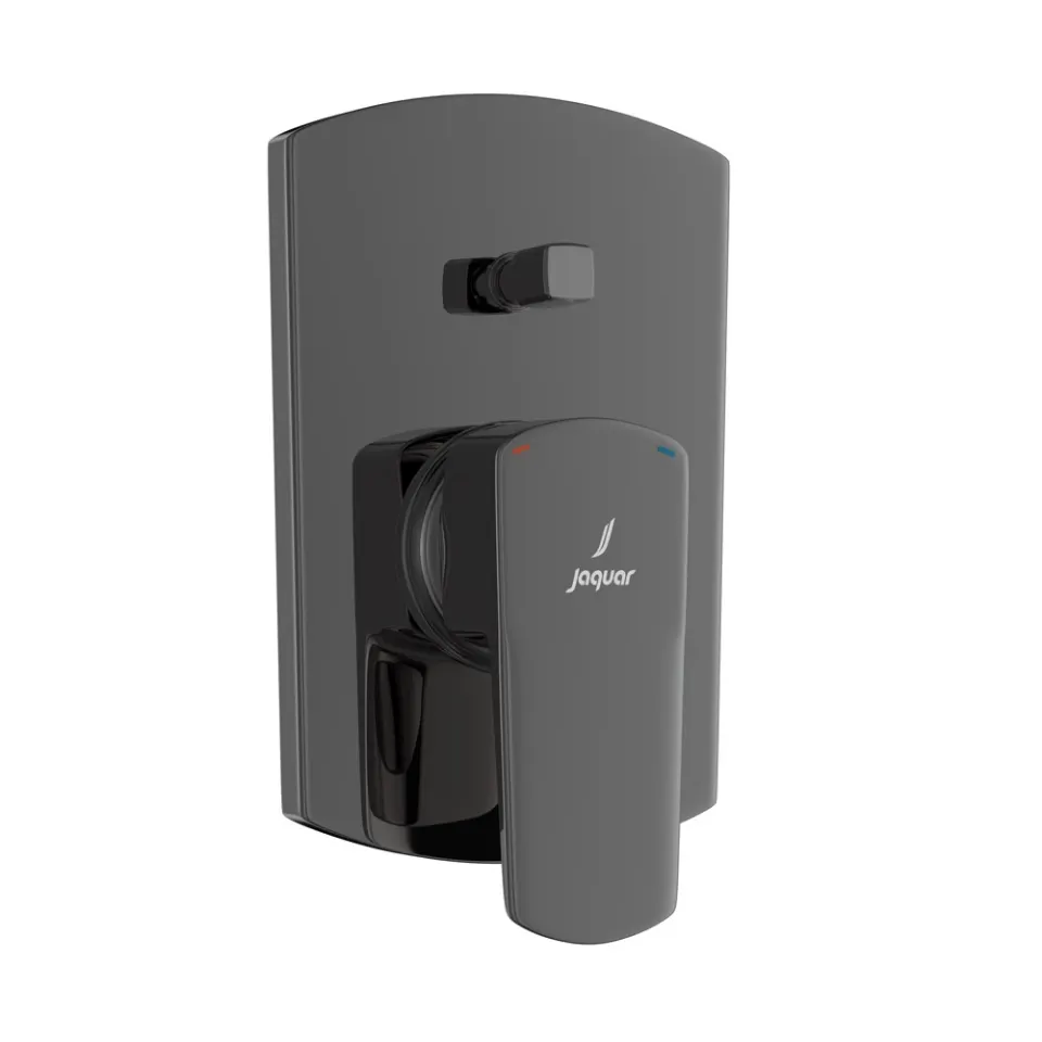 Jaquar 2 Way Diverter Exposed Parts Kit, Normal Flow Kubix Prime series KUP-BCH-35065MKPM Black Chrome - image 1
