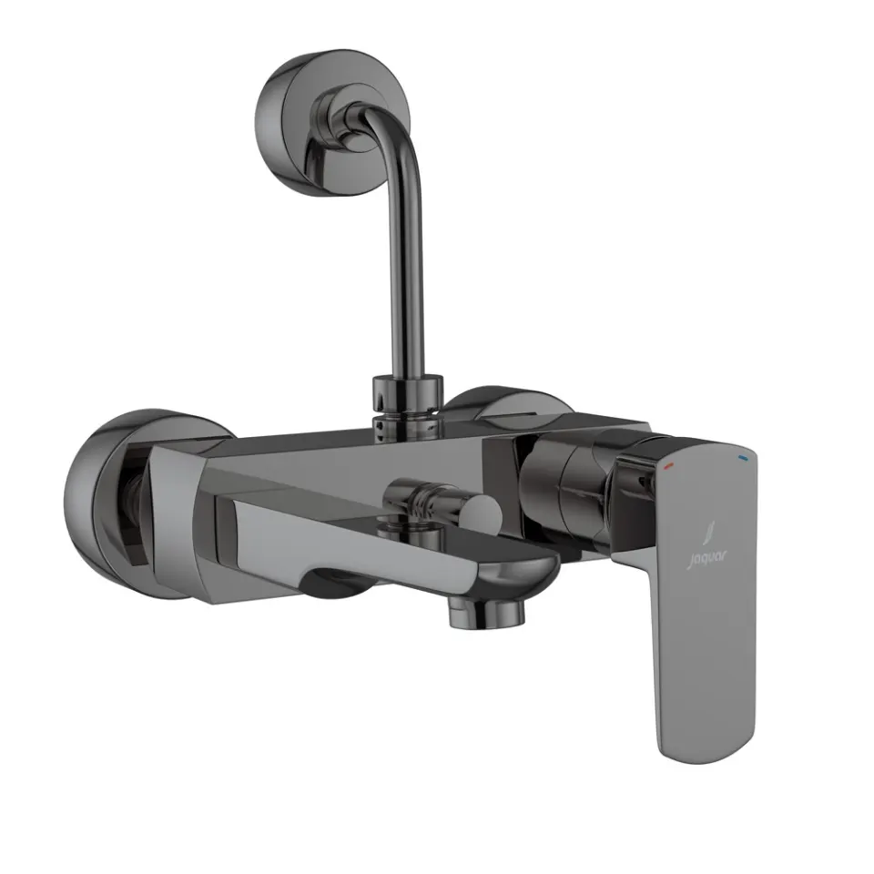 Jaquar Single Lever Wall Mixer Kubix Prime series KUP-BCH-35117PM Black Chrome - image 1