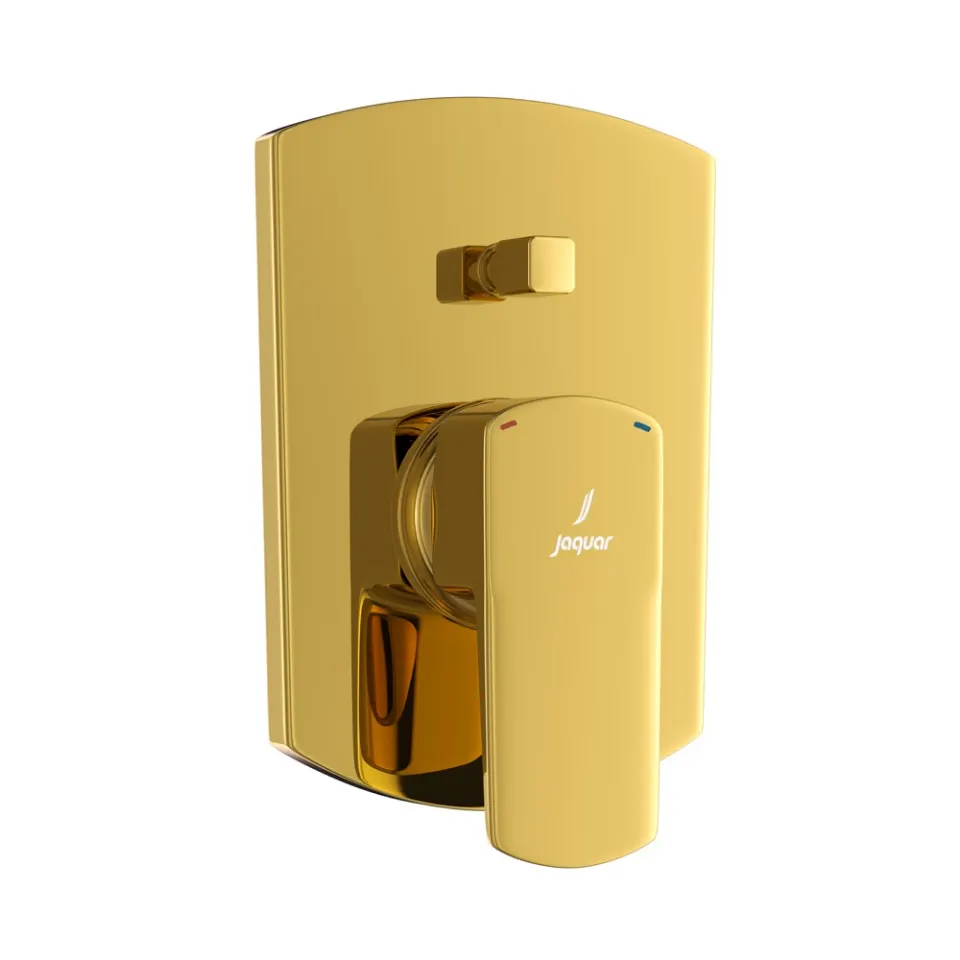 Jaquar 2 Way Diverter Exposed Parts Kit, Normal Flow Kubix Prime series KUP-GBP-35065MKPM Gold Bright PVD - image 1