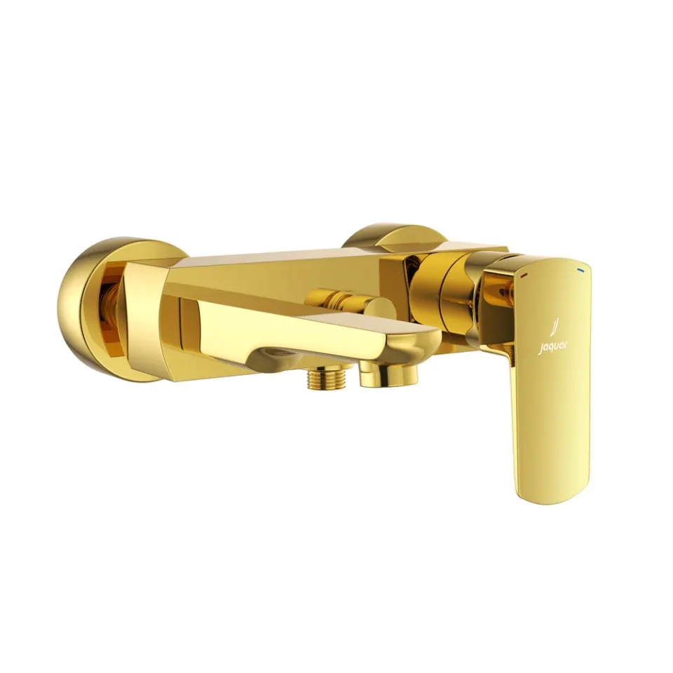 Jaquar Single Lever Wall Mixer Kubix Prime series KUP-GBP-35119PM Gold Bright PVD - image 1