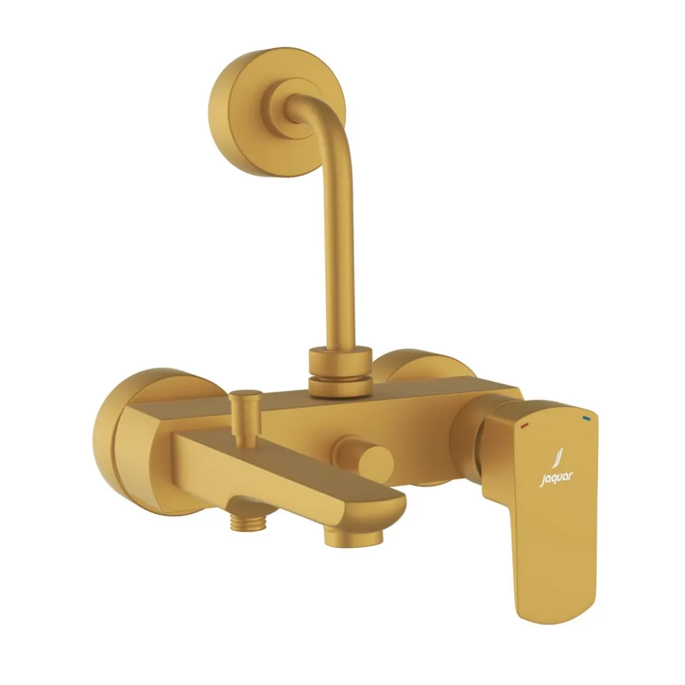 Jaquar Single Lever Wall Mixer 3-in-1 System Kubix Prime series KUP-GMP-35125PM Gold Matt PVD - image 1