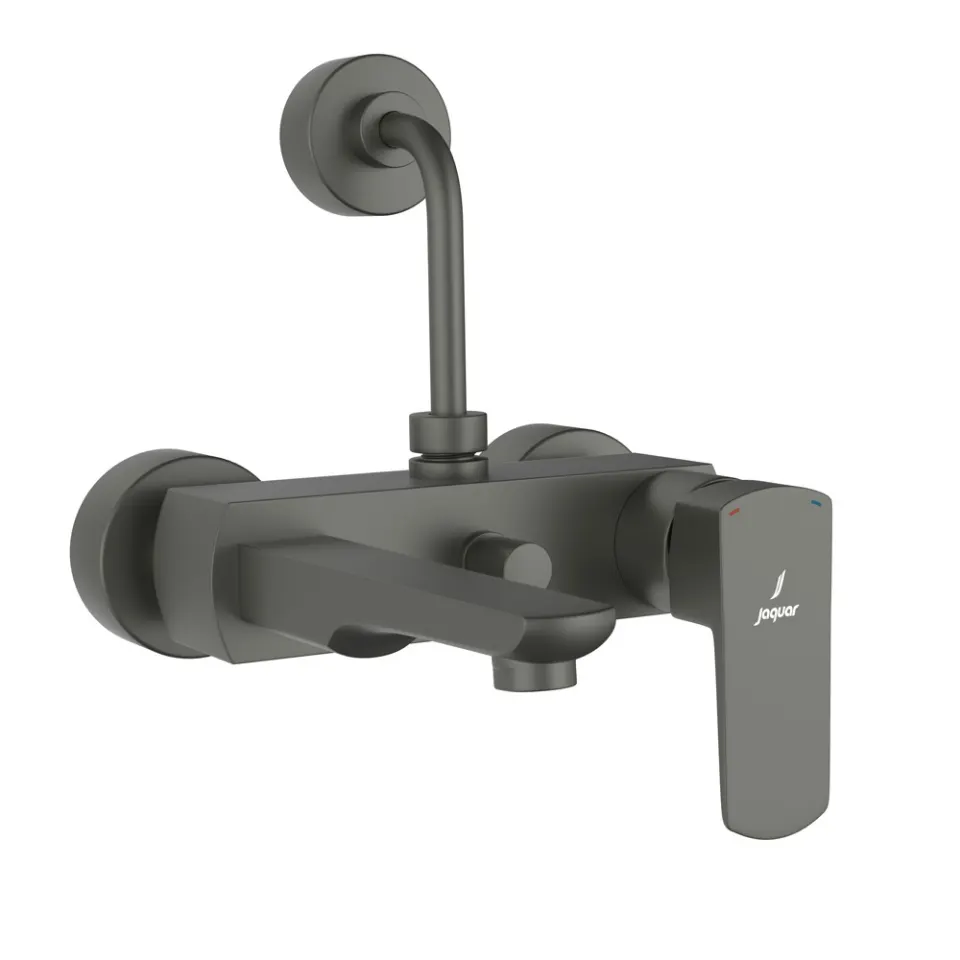 Jaquar Single Lever Wall Mixer Kubix Prime series KUP-GRF-35117PM Graphite - image 1