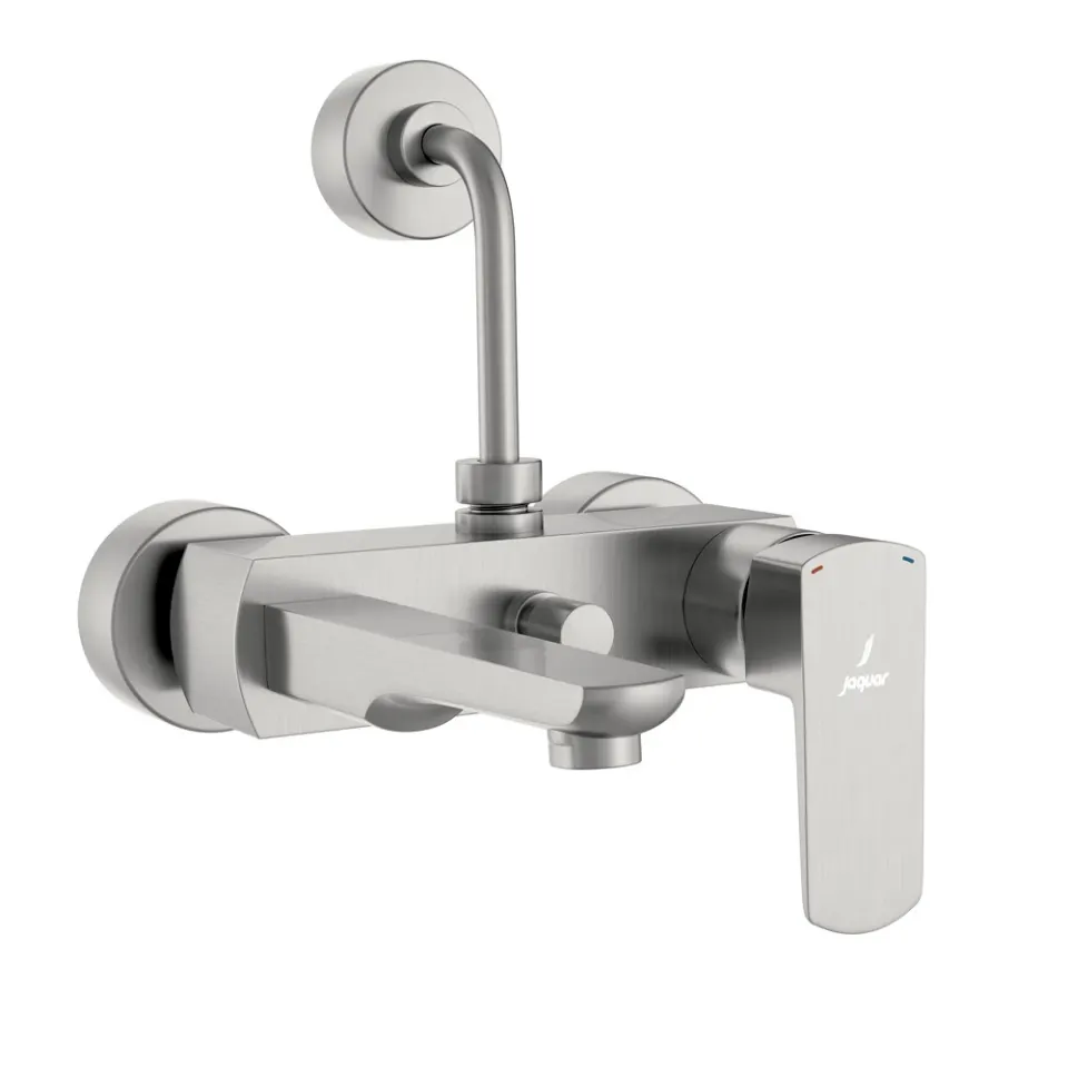 Jaquar Single Lever Wall Mixer Kubix Prime series KUP-SSF-35117PM Stainless Steel - image 1