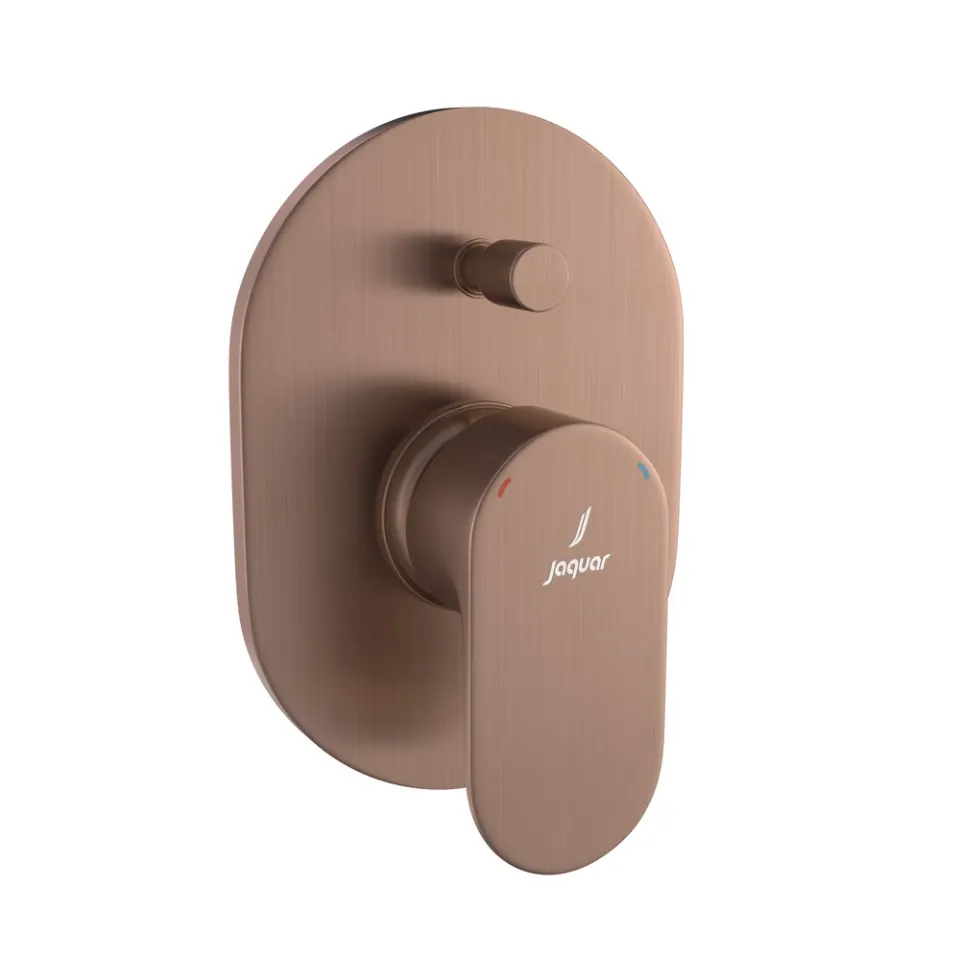Jaquar Single Lever 2 Way Diverter Exposed Parts Kit with Button Opal Prime series OPP-ACR-15065MKPM Antique Copper - image 1