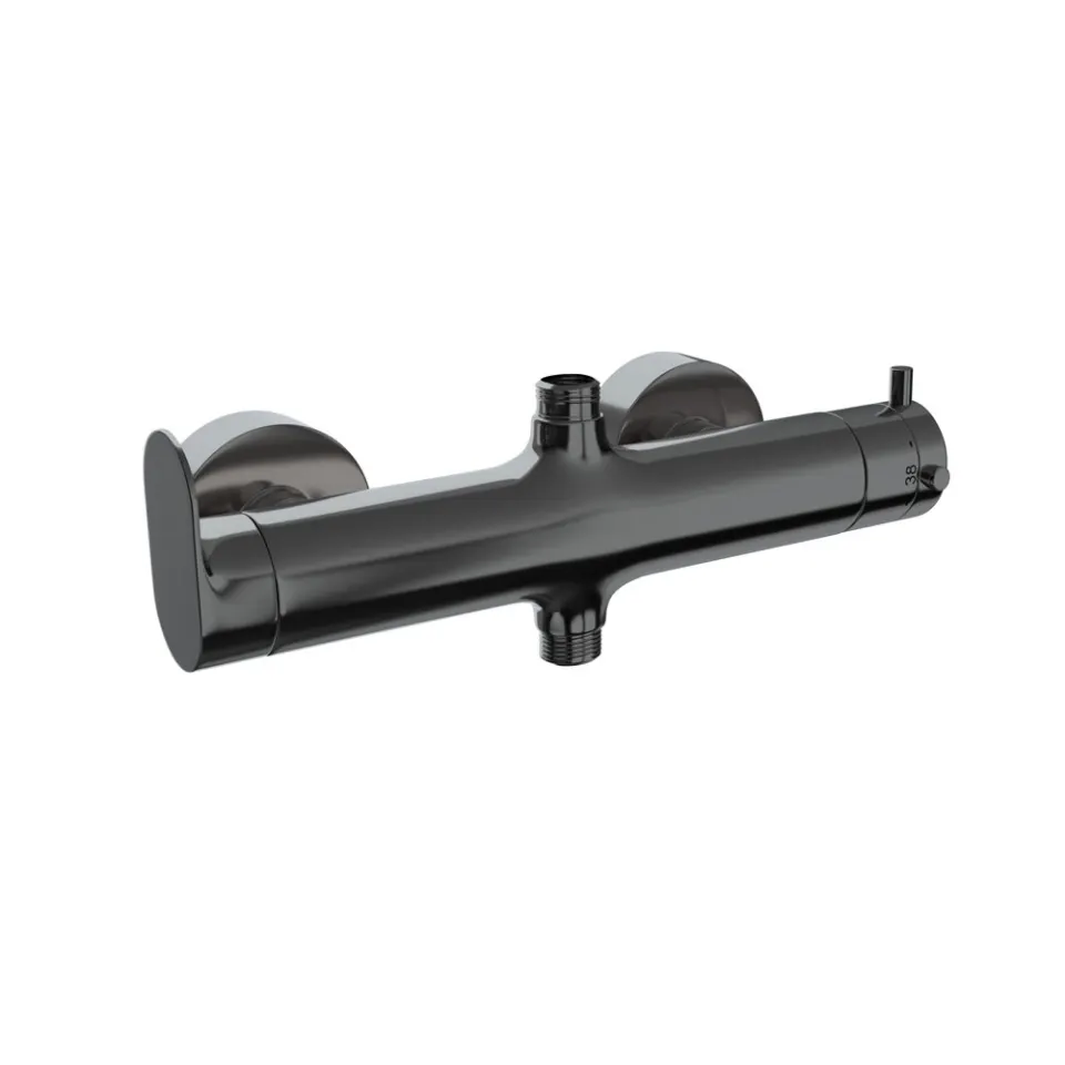 Jaquar Multifunction 2 Way Thermostatic Mixer Opal Prime series OPP-BCH-15653PM Black Chrome - image 1