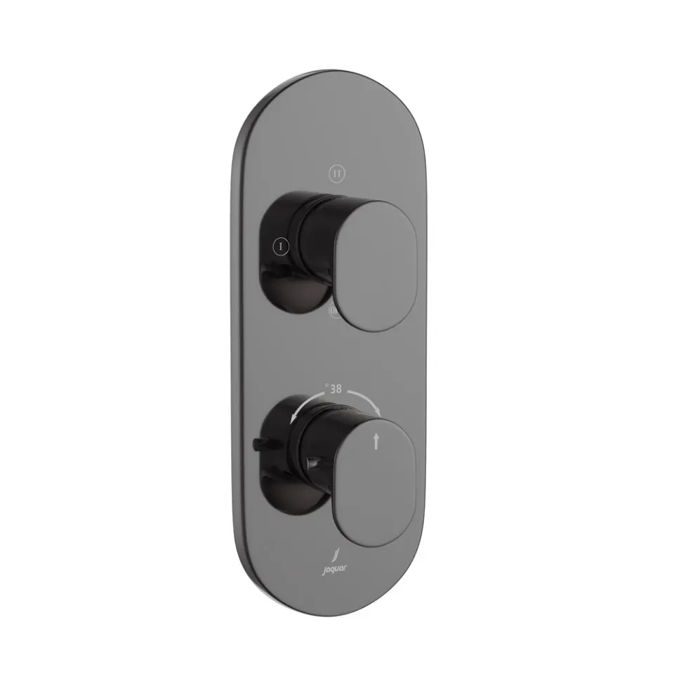 Jaquar Aquamax Thermostatic Mixer Part Kit with 3 Way Diverter Opal Prime series OPP-BCH-15683NKPM Black Chrome - image 1