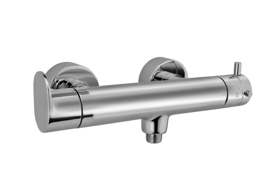 Jaquar Wall Mounted 1 Way Thermostatic Mixer with Connecting Legs Opal Prime series OPP-CHR-15655PM Chrome - image 1