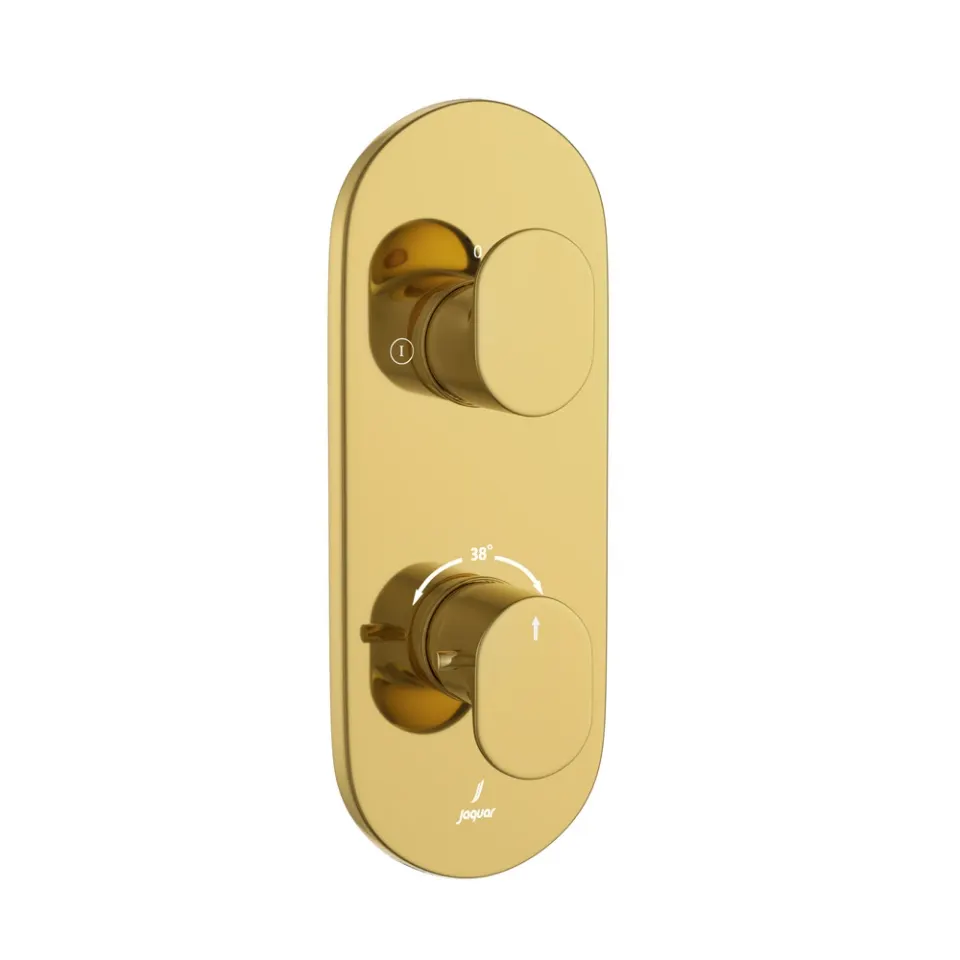 Jaquar Aquamax Thermostatic Mixer Part Kit with 2 Way Diverter Opal Prime series OPP-GBP-15681NKPM Gold Bright PVD - image 1