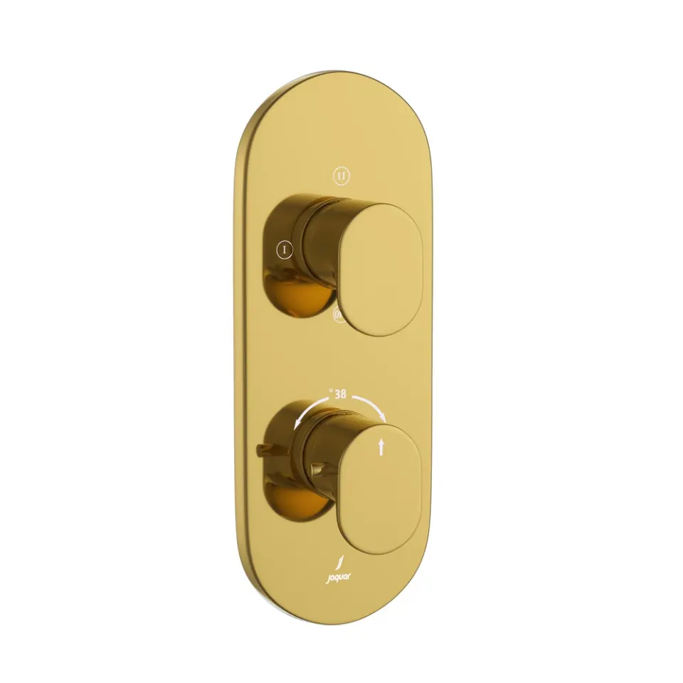 Jaquar Aquamax Thermostatic Mixer Part Kit with 3 Way Diverter Opal Prime series OPP-GBP-15683NKPM Gold Bright PVD - image 1