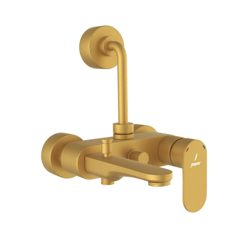 Jaquar Single Lever Wall Mixer 3-in-1 System Opal Prime series OPP-GMP-15125PM Gold Matt PVD - image 1