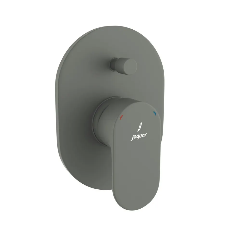 Jaquar Single Lever 2 Way Diverter Exposed Parts Kit with Button Opal Prime series OPP-GRF-15065MKPM Graphite - image 1