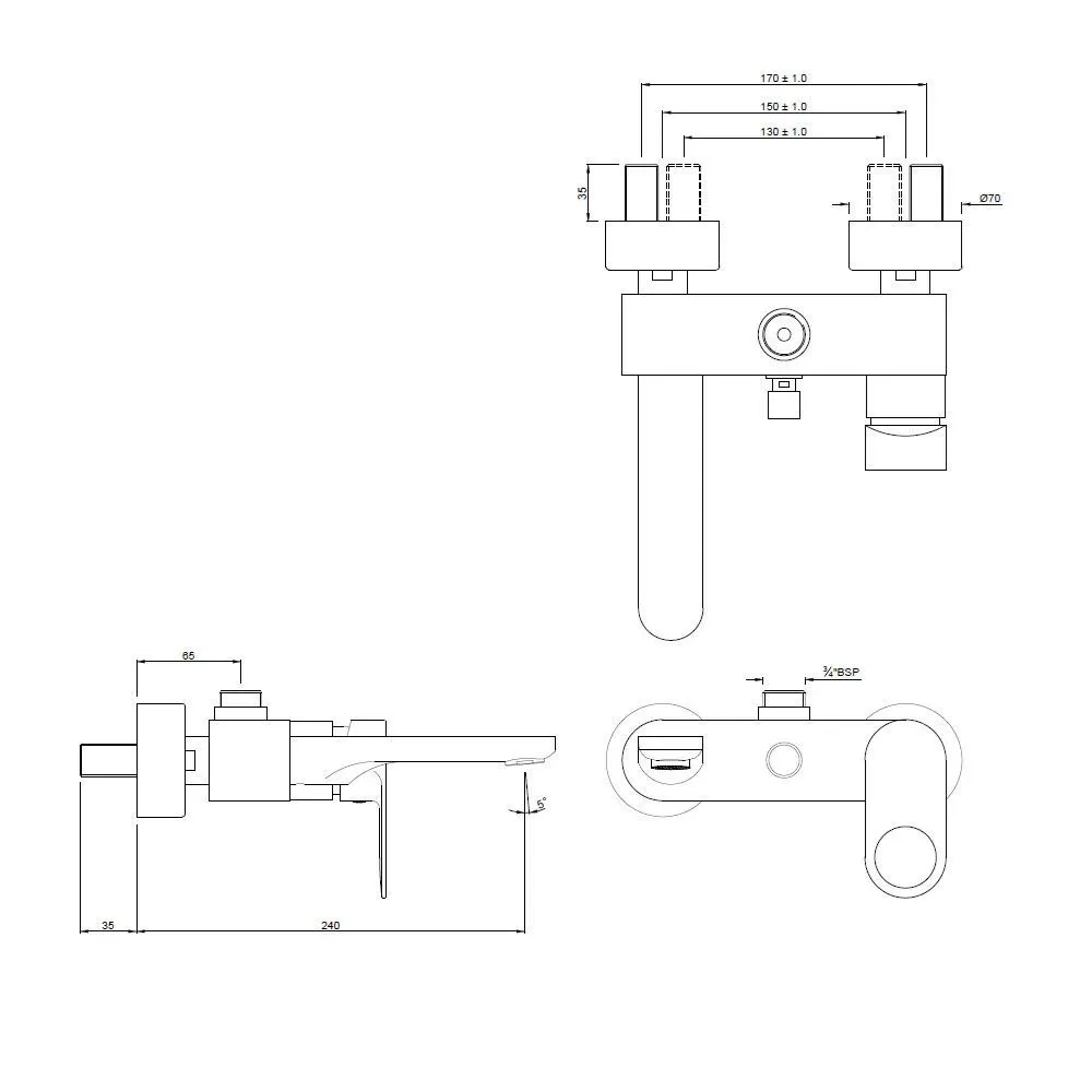 Jaquar Single Lever Wall Mixer Ornamix Prime series ORP-ABR-10115PM Antique Bronze - image 2