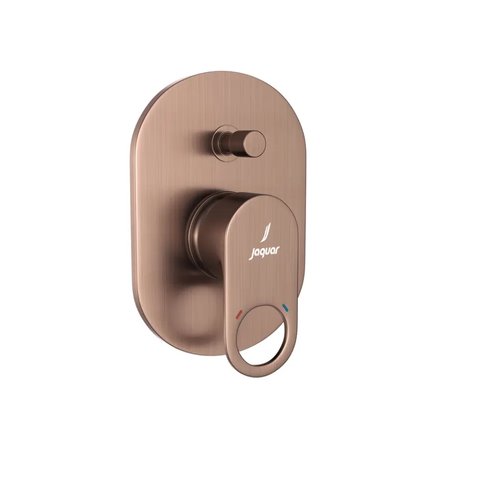 Jaquar Single Lever 2 Way Diverter Exposed Parts Kit with Button Ornamix Prime series ORP-ACR-10065MKPM Antique Copper - image 1