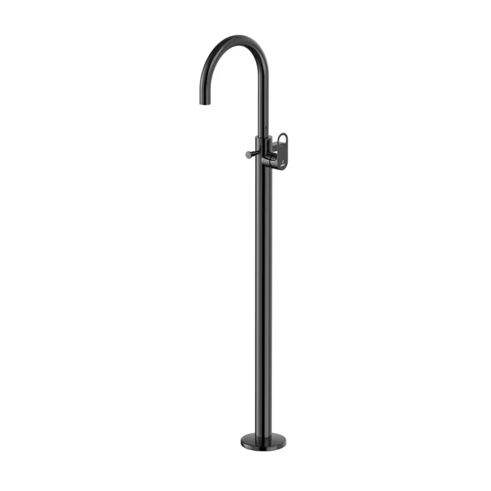 Jaquar Exposed Parts of Floor Mounted Single Lever Bath Mixer Floor Standing Mixer series ORP-BCH-10121KPM Black Chrome - image 1