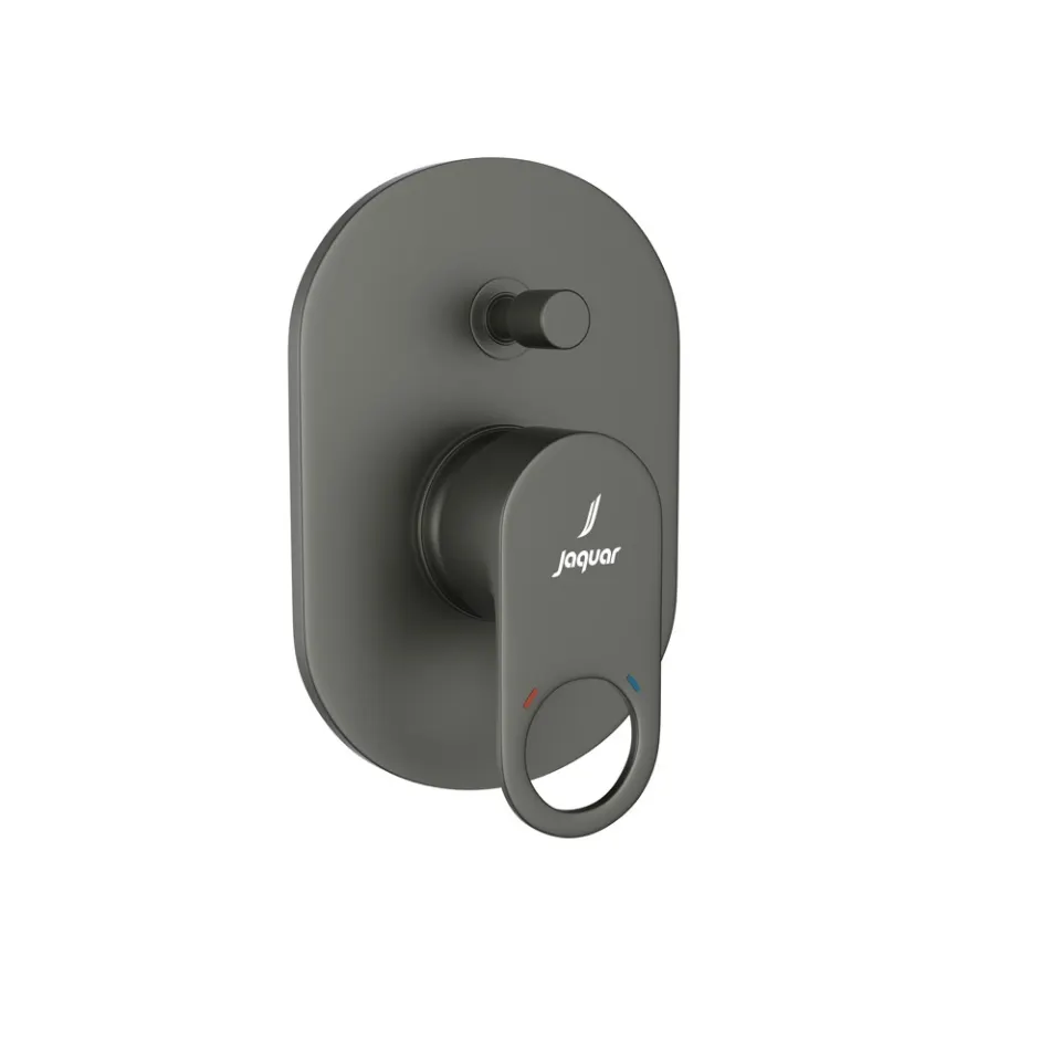 Jaquar Single Lever 2 Way Diverter Exposed Parts Kit with Button Ornamix Prime series ORP-GRF-10065MKPM Graphite - image 1