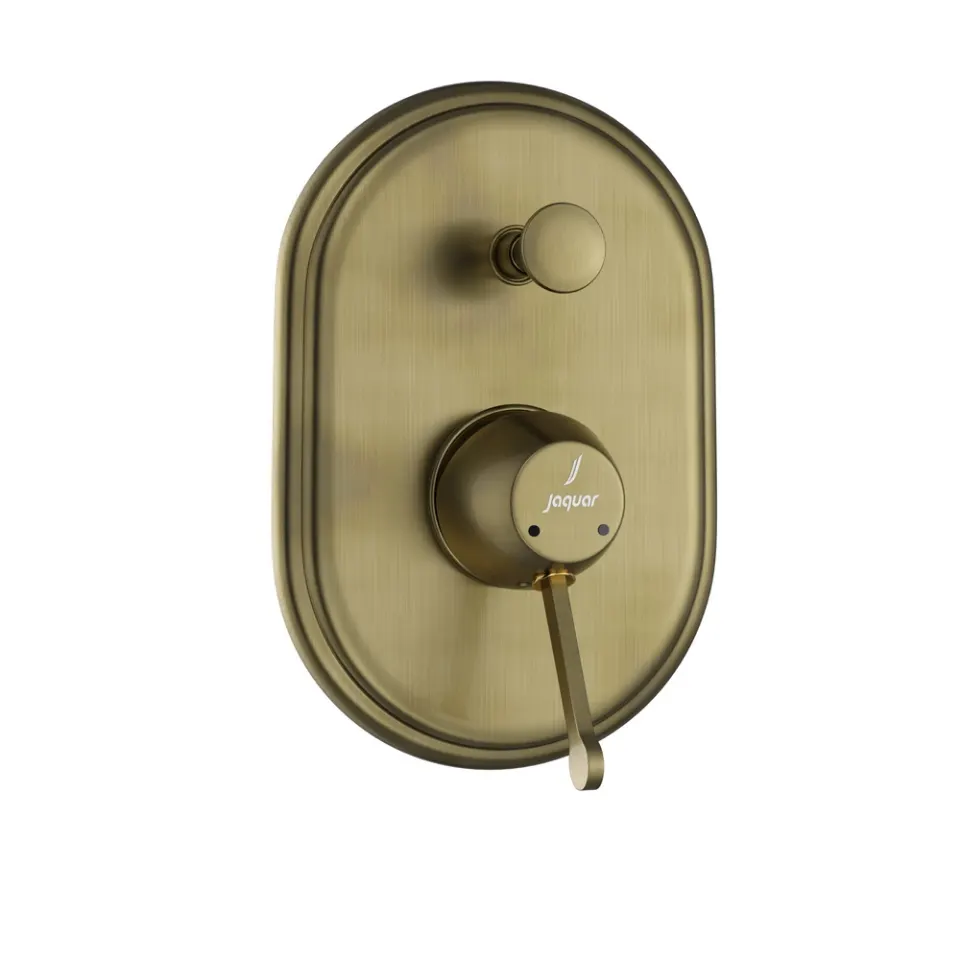 Jaquar Single Lever 2 Way Diverter Exposed Parts Kit with Button Queens Prime series QQP-ABR-7065MKPM Antique Bronze - image 1