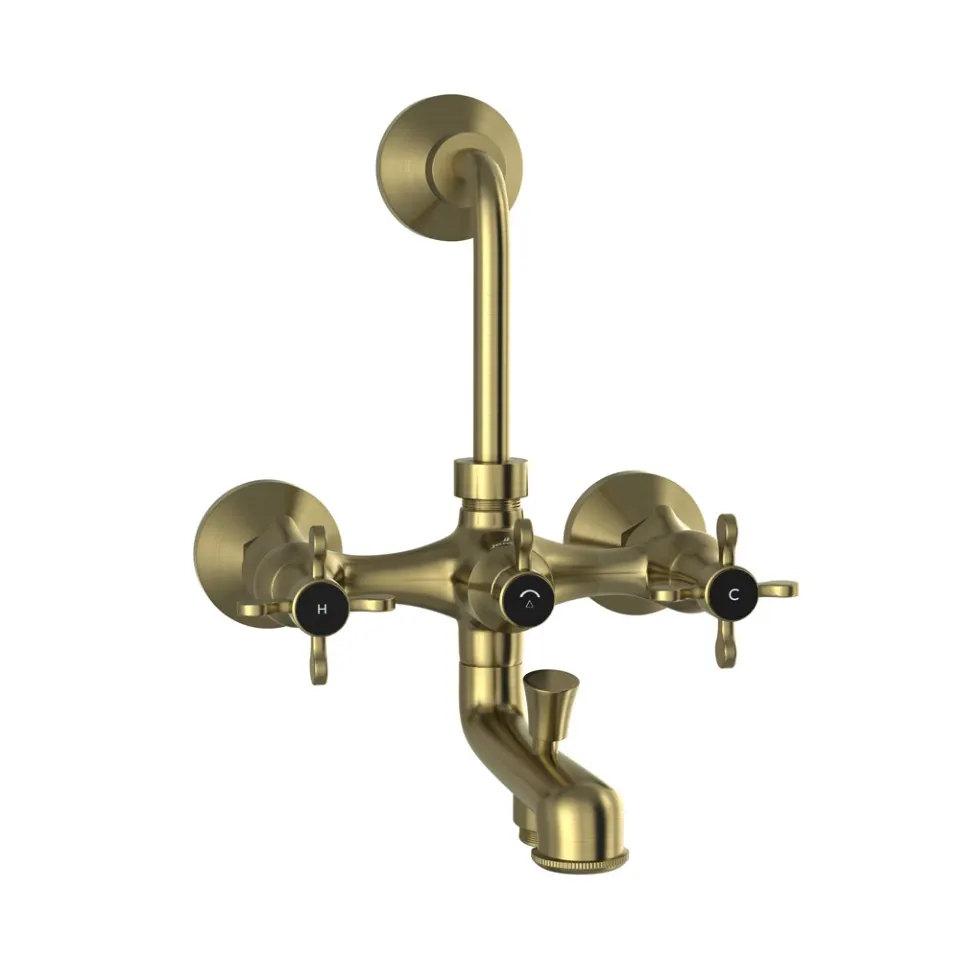 Jaquar Wall Mixer 3-in-1 System Queen's Prime series QQP-ABR-7281PM Antique Bronze - image 1