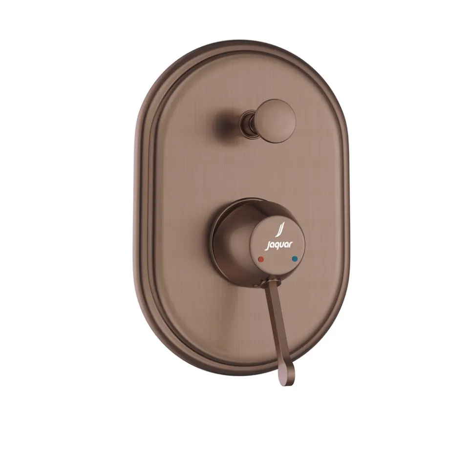 Jaquar Single Lever 2 Way Diverter Exposed Parts Kit with Button Queens Prime series QQP-ACR-7065MKPM Antique Copper - image 1