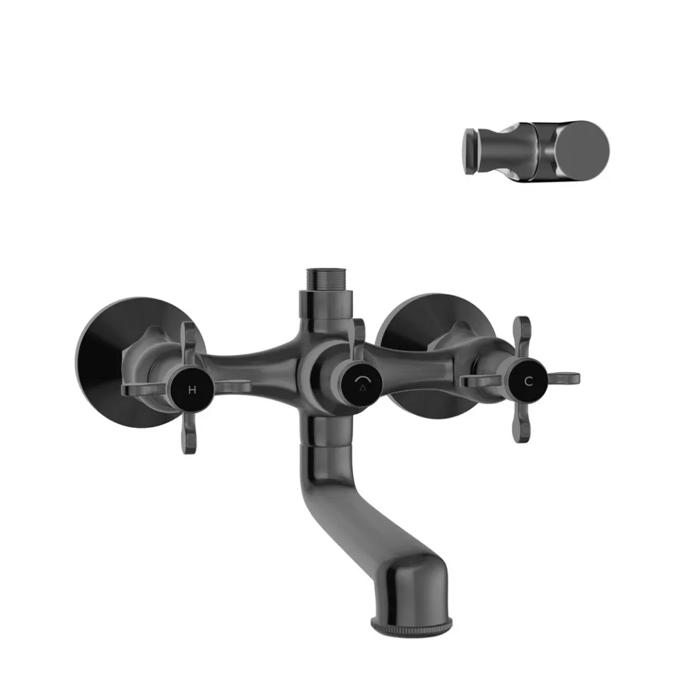 Jaquar Wall Mixer Queen's Prime series QQP-BCH-7267PM Black Chrome - image 1