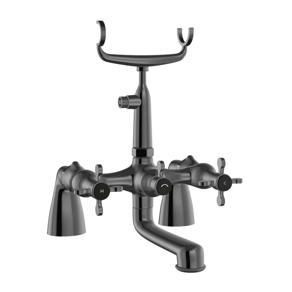 Jaquar Bath Tub Mixer Queen's Prime series QQP-BCH-7271PM Black Chrome - image 1