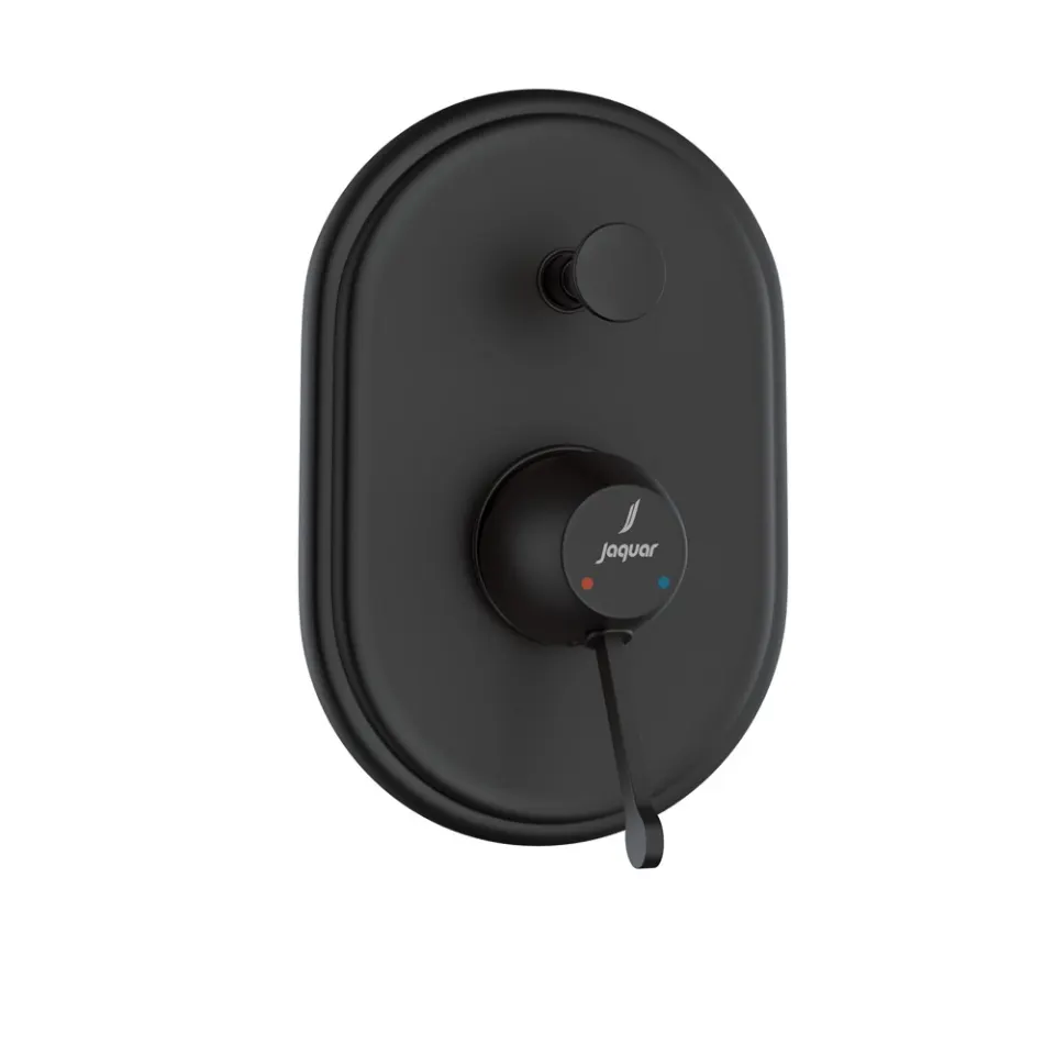 Jaquar Single Lever 2 Way Diverter Exposed Parts Kit with Button Queens Prime series QQP-BLM-7065MKPM Black Matt - image 1