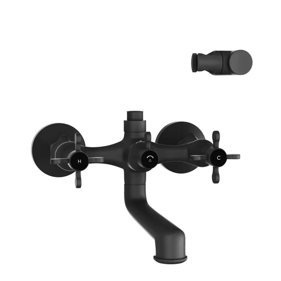 Jaquar Wall Mixer Queen's Prime series QQP-BLM-7267PM Black Matt - image 1