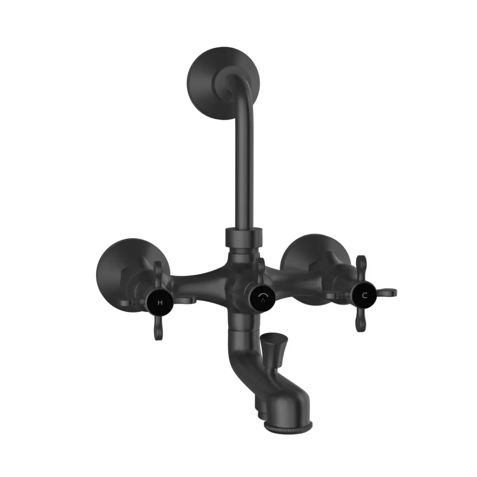Jaquar Wall Mixer 3-in-1 System Queen's Prime series QQP-BLM-7281PM Black Matt - image 1