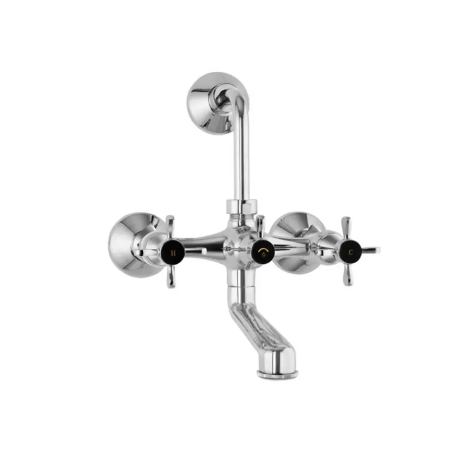 Jaquar Wall Mixer with Provision For Overhead Shower Queen's Prime Faucets series QQP-CHR-7273PM Chrome - image 1