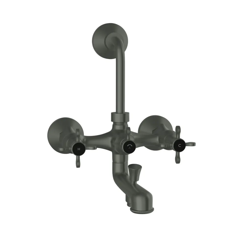 Jaquar Wall Mixer 3-in-1 System Queen's Prime series QQP-GRF-7281PM Graphite - image 1