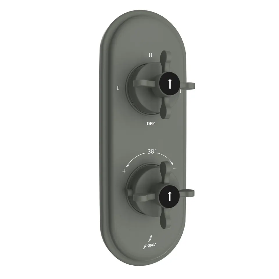 Jaquar Aquamax Thermostatic Mixer Part Kit with 3 Way Diverter Queens Prime series QQP-GRF-7683NKPM Graphite - image 1