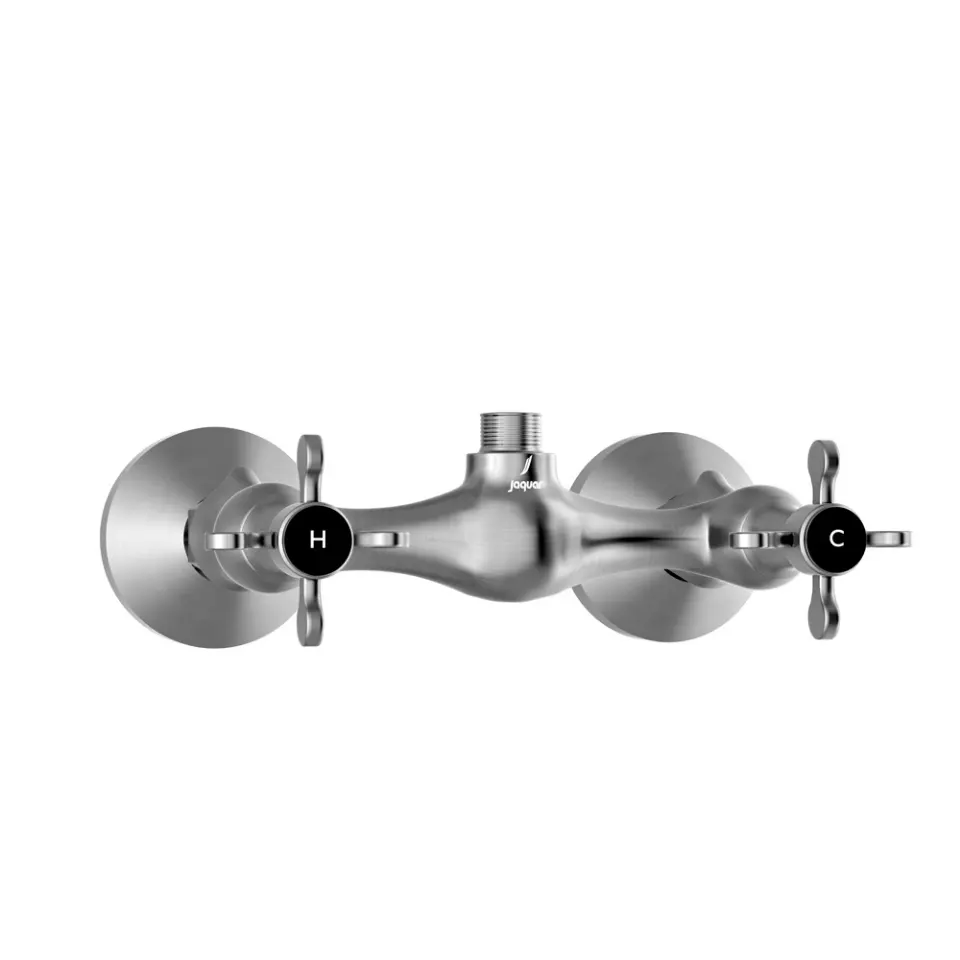 Jaquar 1 Way Wall Mixer for Shower Cubicles with Connecting Legs Queens Prime series QQP-SSF-7209PM Stainless Steel - image 1