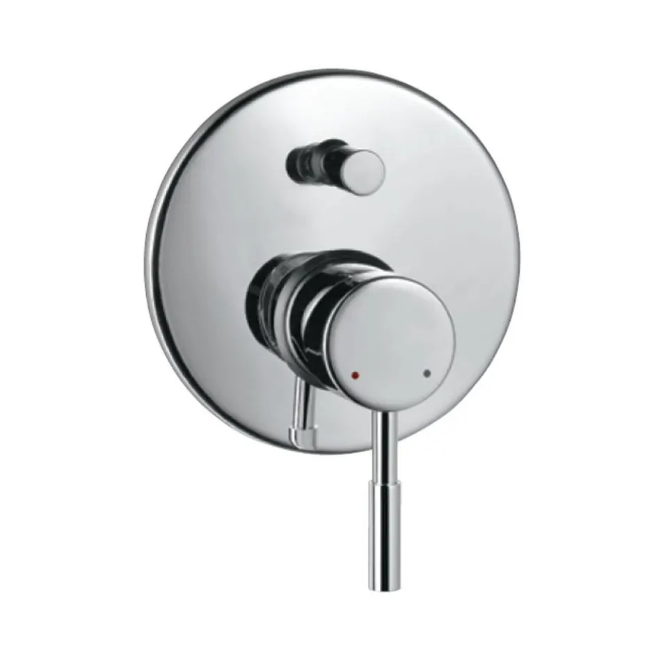 Jaquar Single Lever 2 Way Diverter Exposed Parts Kit with Button Solo series SOL-CHR-6065MK Chrome - image 1