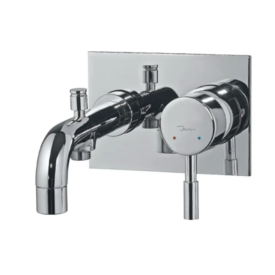 Jaquar High Flow Bath and Shower Mixer with Button Spout, 2 Way Diverter Solo series SOL-CHR-6137 Chrome - image 1