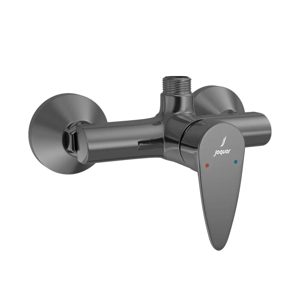 Jaquar 1 Way Single Lever Wall Mixer for Exposed Shower Vignette Prime series VGP-BCH-81147 Black Chrome - image 1