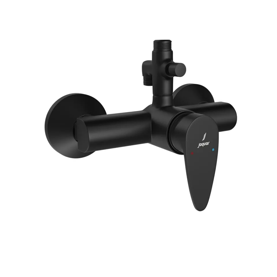 Jaquar 2 Way Single Lever Wall Mixer for Hand and Exposed Shower Vignette Prime series VGP-BLM-81145 Black Matt - image 1
