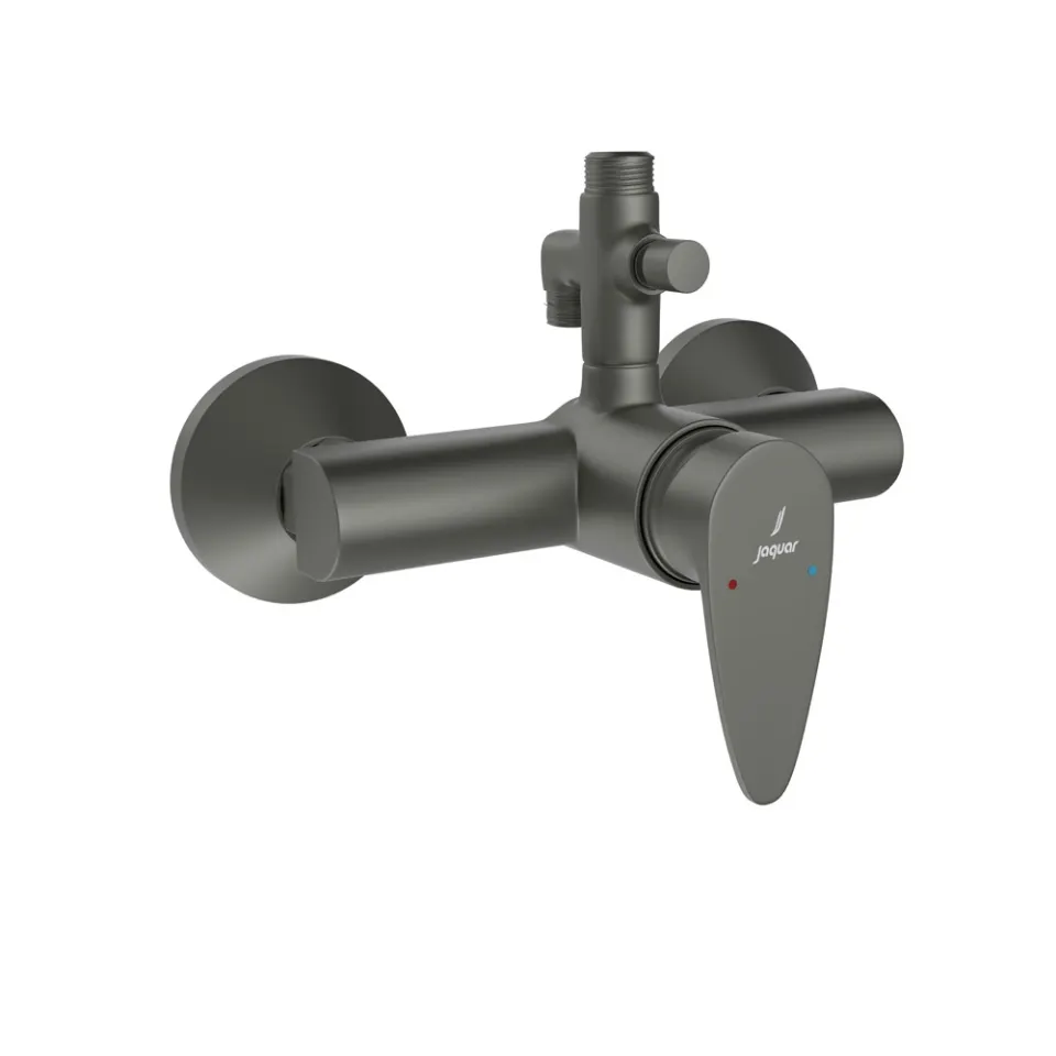 Jaquar 2 Way Exposed Wall Mixer for Pipe and Hand Shower Vignette Prime series VGP-GRF-81145 Graphite - image 1