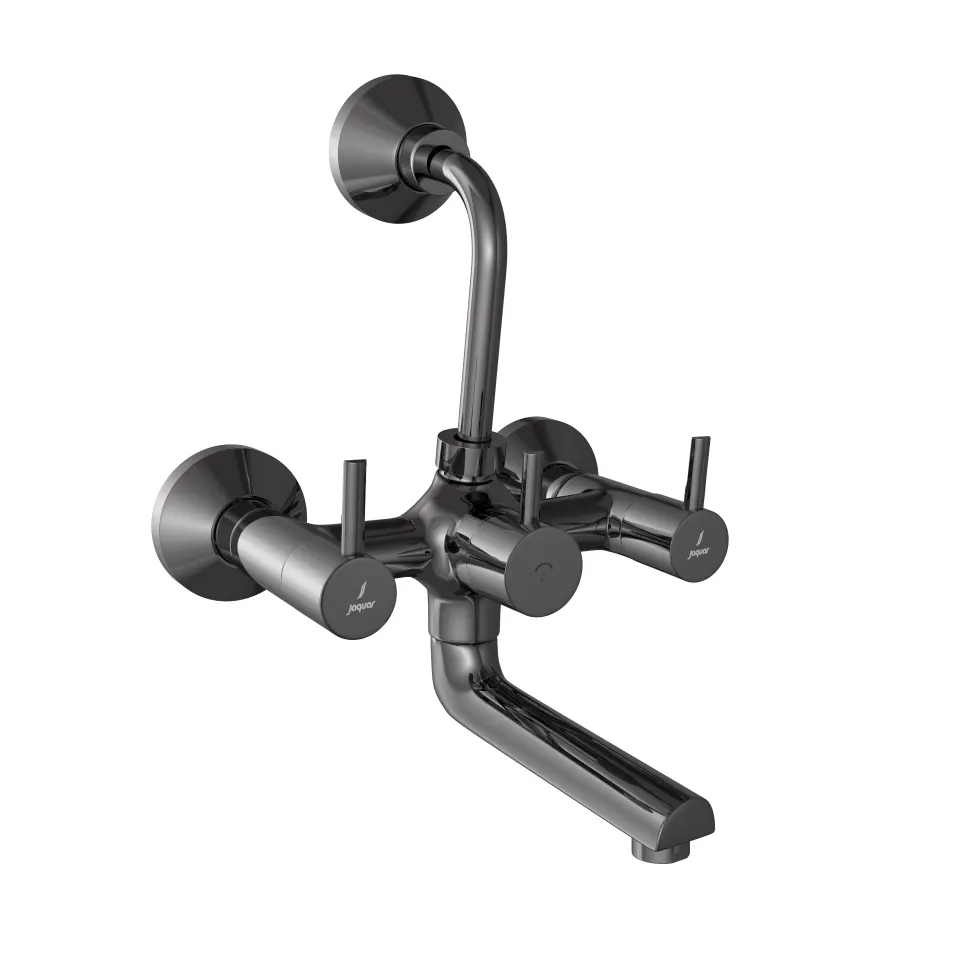 Jaquar Wall Mixer with Provision for Overhead Shower Florentine Prime series FLP-BCH-5273PM Black Chrome - image 1