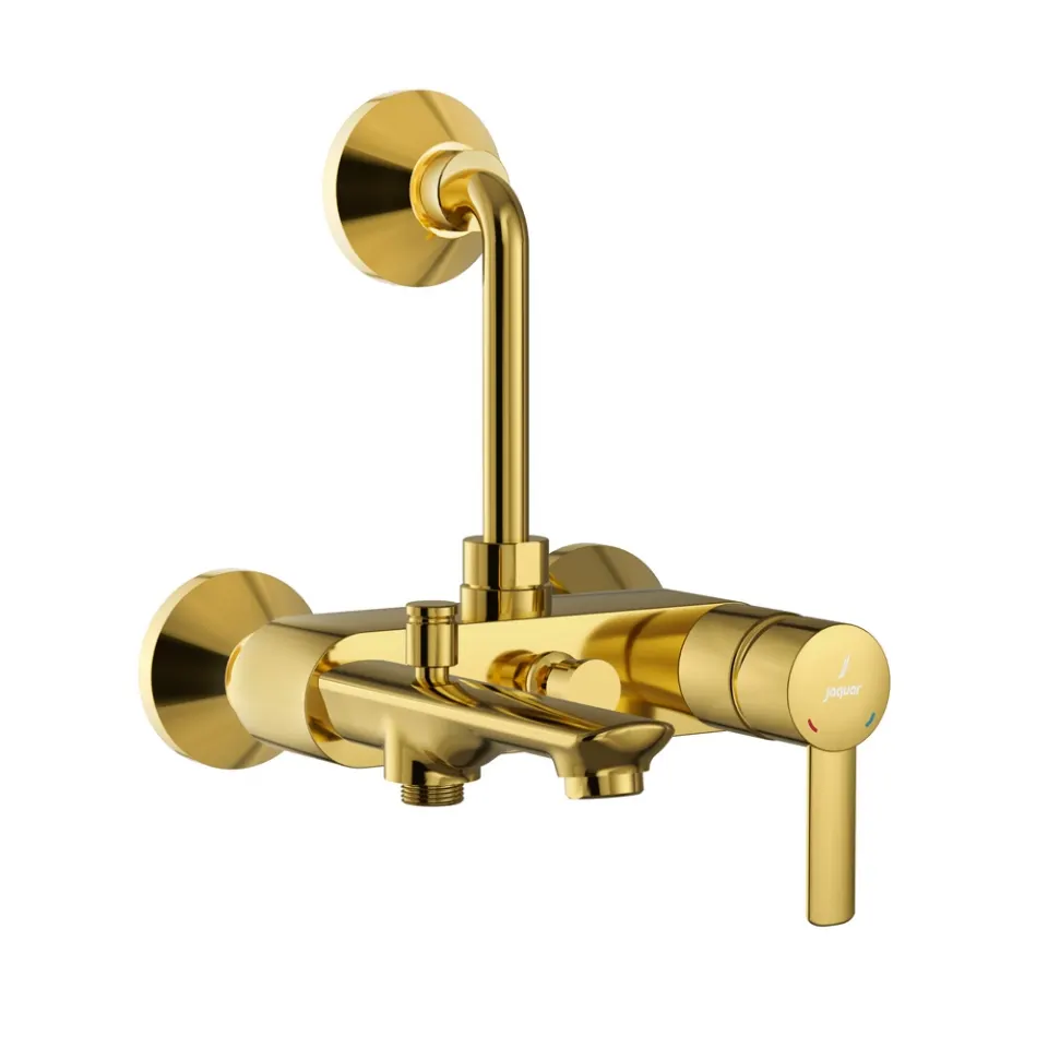Jaquar Single Lever Wall Mixer 3-in-1 System Fusion Prime series FUP-GBP-29125PM Gold Bright PVD - image 1