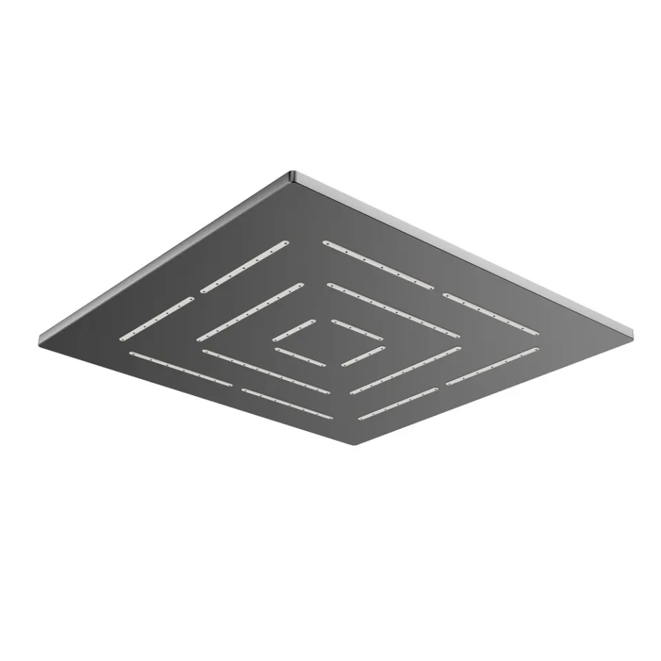 Jaquar Square Shape Single Flow Maze Overhead Shower Maze Shower series OHS-BCH-1605 Black Chrome - image 1