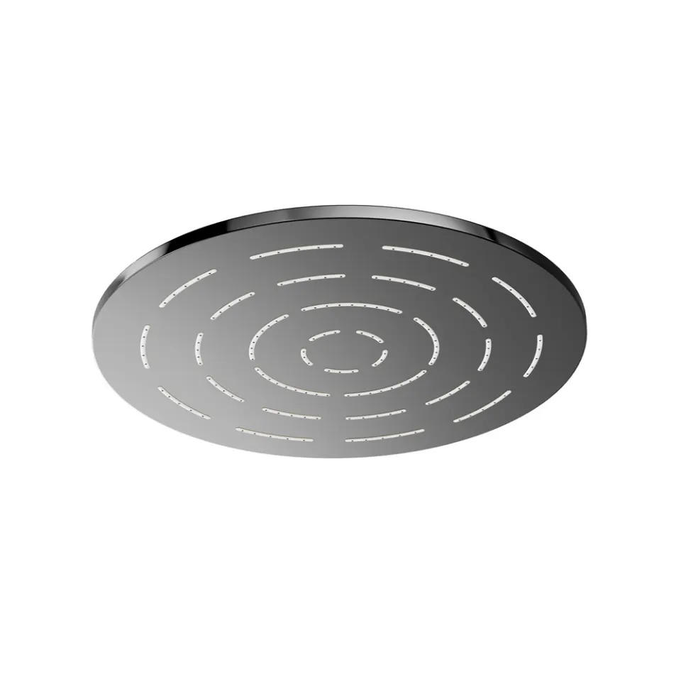 Jaquar Round Shape Single Flow Maze Overhead Shower Maze Shower series OHS-BCH-1623 Black Chrome - image 1