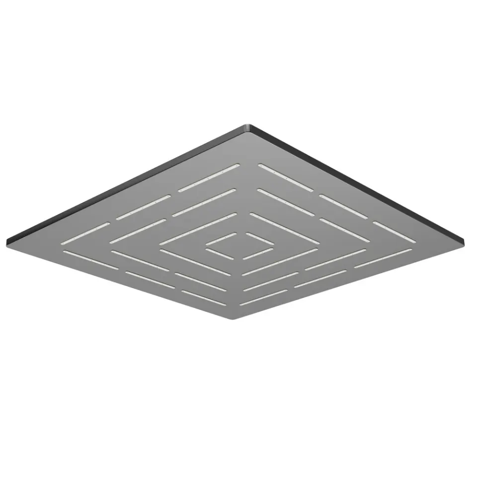 Jaquar Square Shape Single Flow Maze Overhead Shower Maze Shower series OHS-BCH-1639 Black Chrome - image 1
