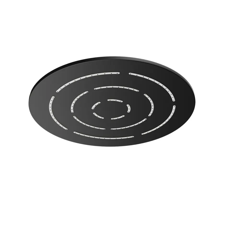 Jaquar Round Shape Single Flow Maze Overhead Shower Maze Shower series OHS-BLM-1603 Black Matt - image 1
