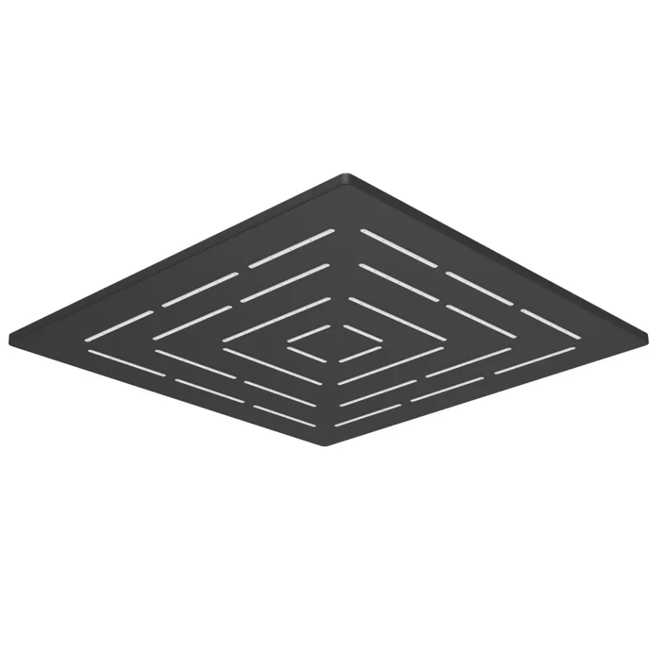 Jaquar Square Shape Single Flow Maze Overhead Shower Maze Shower series OHS-BLM-1639 Black Matt - image 1