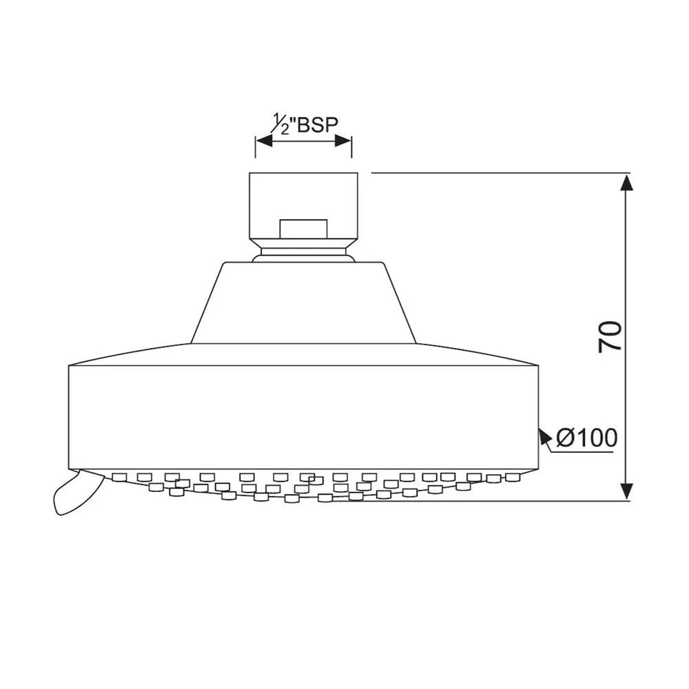 Jaquar Overhead Shower Multi-function Showers series OHS-CHR-1999 Chrome - image 2