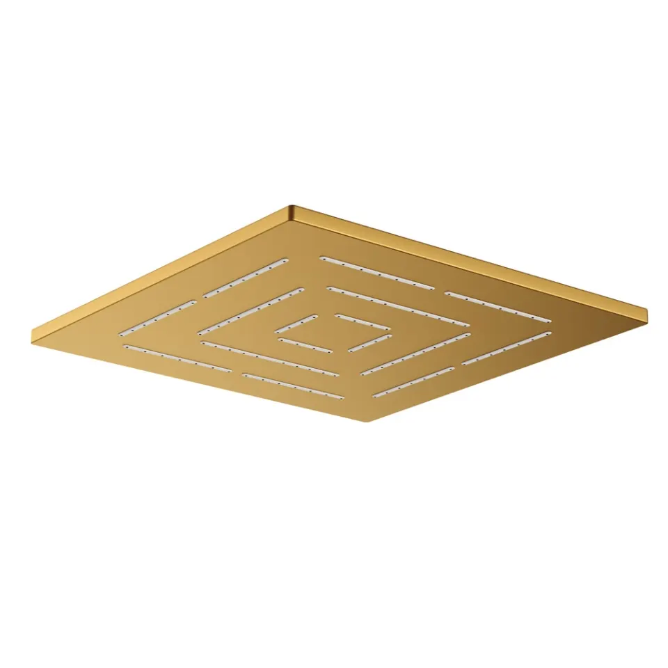 Jaquar Square Shape Single Flow Maze Overhead Shower Maze Shower series OHS-GMP-1629PD Gold Matt PVD - image 1